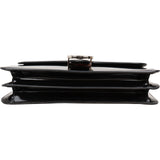 Gucci Patent Leather Interlocking G Shoulder Bag
