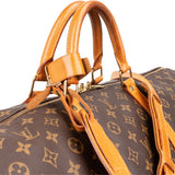Louis Vuitton Monogram Canvas Keepall 60 Bandoulière Travel Bag
