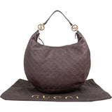 Gucci Guccissima Leather Britt Hobo Shoulder Bag