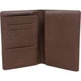 Louis Vuitton Monogram Damier Ebene Passport Cover Card Holder