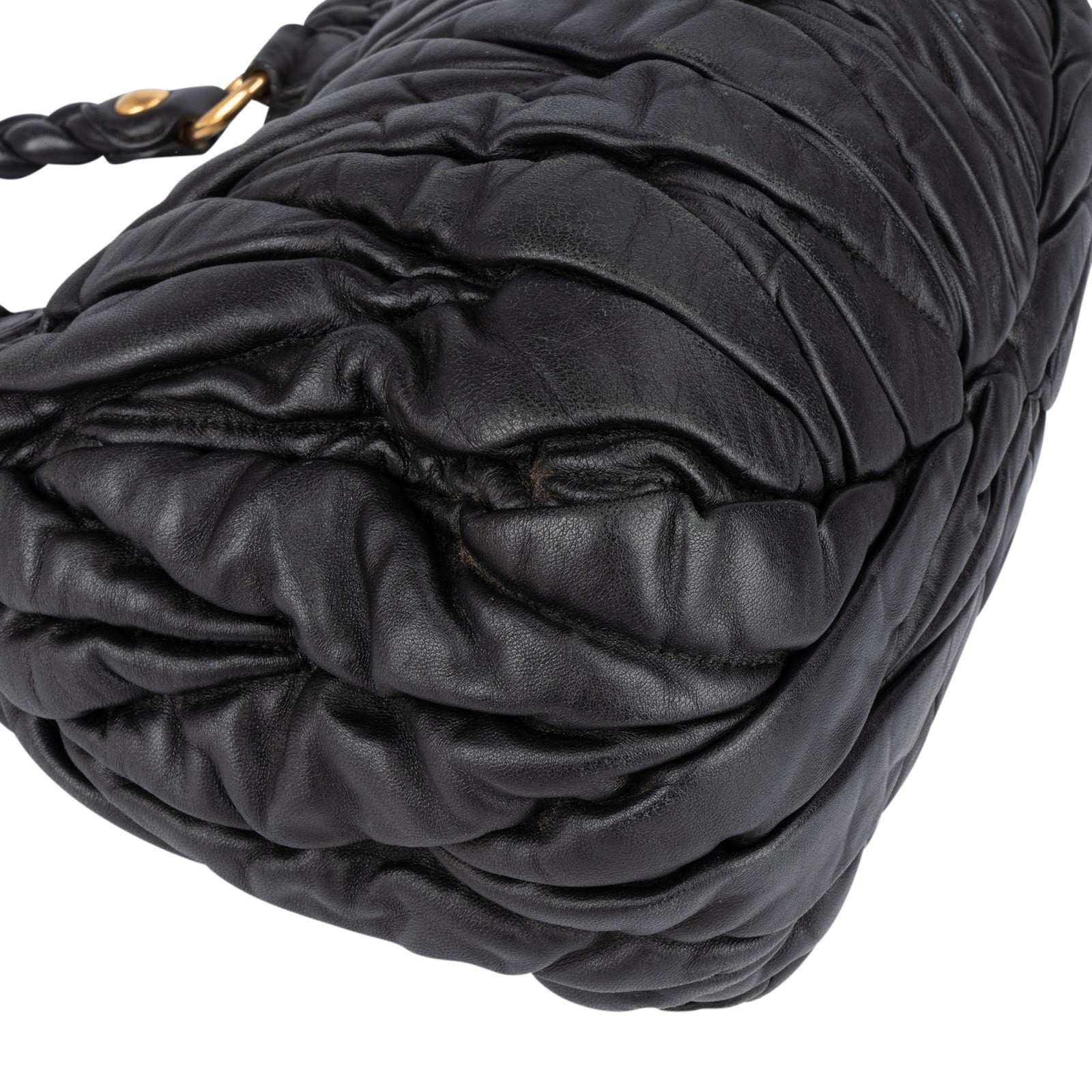 Miu Miu Quilted Leather Handbag - vintageandkickz