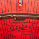 Louis Vuitton Monogram Damier Ebene Neverfull MM Shoulder Bag - vintageandkickz