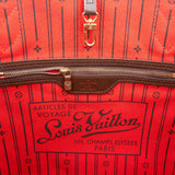 Louis Vuitton Monogram Damier Ebene Neverfull MM Shoulder Bag - vintageandkickz