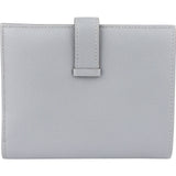 Hermès Blue Epsom Leather H Béarn Compact Wallet