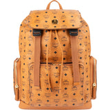 MCM Monogram Visetos Canvas Drawstring Clip Large Travel Backpack