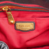 Miu Miu Matelassé Nappa Leather Coffer Hobo Handbag
