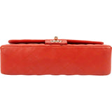 Chanel Quilted Lambskin Medium Double Flap Shoulder Bag