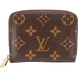 Louis Vuitton Monogram Canvas Zippy Coin Purse Wallet