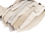 Yves Saint Laurent Suede Leather Rive Gauche Ruffled Hobo Mombasa Shoulder Bag