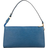 Louis Vuitton Blue Epi Leather Pochette Accessoires Handbag