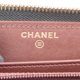 Chanel Quilted Caviar Leather CC Classic Long Zipped Wallet