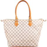 Louis Vuitton Monogram Damier Azur Saleya MM Shoulder Bag