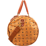 MCM Monogram Visetos Boston Travel Bag 50