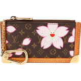 Louis Vuitton Monogram Murakami Cherry Blossom Cles Key Pouch Wallet