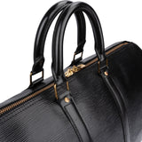 Louis Vuitton Noir Epi Leather Keepall 45 Travel Bag