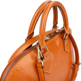 Louis Vuitton Cognac Epi Leather Alma PM Handbag