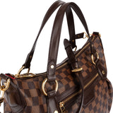 Louis Vuitton Monogram Damier Ebene Evora MM Handbag