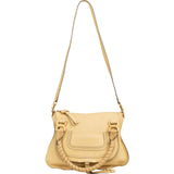 Chloé Grained Calfskin Marcie Double Carry Handbag