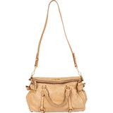Miu Miu Vitello Lux Bow Satchel Handbag