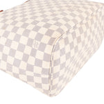 Louis Vuitton Monogram Damier Azur Canvas Neverfull MM Shoulder Bag - vintageandkickz