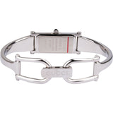 Gucci Silver Tone 1500L Bangle Horsebit Woman Watch