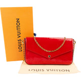 Louis Vuitton Vernis Leather Monogram Felicie Crossbody Bag