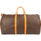 Louis Vuitton Monogram Canvas Keepall 60 Travel Bag