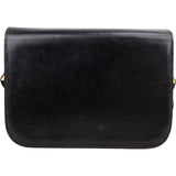 Céline Boxcalf Horse Carriage Triomphe Flap Shoulder Bag