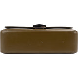 Givenchy Olive Green Calfskin Box Leather 4G Medium Crossbody Bag