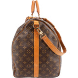 Louis Vuitton Monogram Canvas Keepall 60 Bandoulière Travel Bag