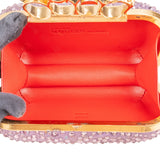 Alexander McQueen Crystal Embellished Knuckle Box Clutch Bag