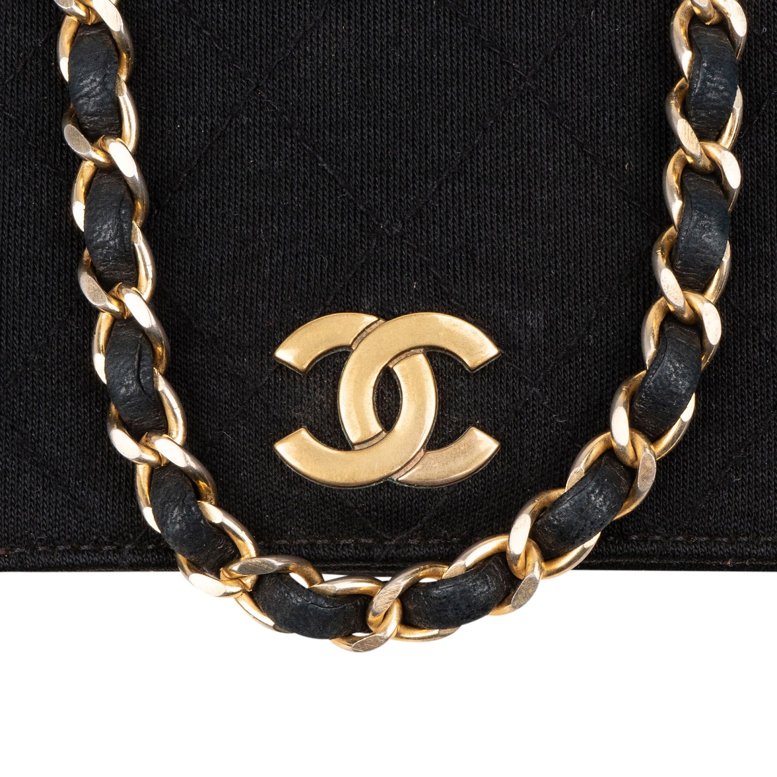 [🔄️B14 / F17] Chanel Quilted Cotton Medium Single Flap Crossbody Bag - vintageandkickz