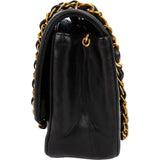 Chanel Quilted Lambskin 24K Gold Diana Single Flap Crossbody Bag