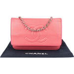 [🔄️B05 / F48] Chanel Caviar Leather Wallet on Chain Crossbody Bag - vintageandkickz