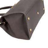 Yves Saint Laurent Grey Leather Cabas Chyc Handbag