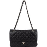 Chanel Quilted Lambskin Medium Double Flap Crossbody Bag
