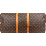 Louis Vuitton Monogram Canvas Keepall 55 Bandoulière Travel Bag