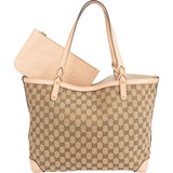 Gucci Monogram GG Tote Shoulder Bag