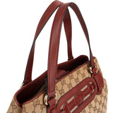 Gucci Monogram GG Web Dressage Tote Handbag