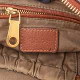 Chloé Grained Calfskin Marcie Satchel Handbag