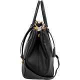 Prada Black Saffiano Leather Galleria Handbag