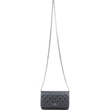 Chanel Quilted Caviar Leather Wallet On Chain Crossbody Bag