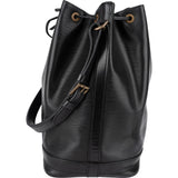 Louis Vuitton Noir Epi Leather Sac Noé Grande Shoulder Bag