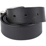 Louis Vuitton Classic Black Leather Ceinture Carre Belt (90 / 36)