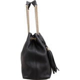 Gucci Pebbled Leather Soho Chain Shoulder Bag