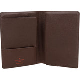 Louis Vuitton Monogram Damier Ebene Passport Cover Card Holder