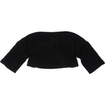 Chanel Black Knit CC Emblem Cable Cropped Sweater (FR 36 / DE 34) xx Größe - vintageandkickz