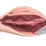 Miu Miu Grained Leather Double Zip Crossbody Bag