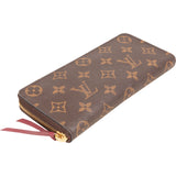 Louis Vuitton Monogram Canvas Clemence Zippy Wallet