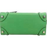 Céline Green Grained Calfskin Luggage Handbag